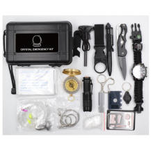Custom Emergency Outdoor Survival Kit with Paracord Watch , Multi Professional SOS Fishing Kit Survival Gear Tools